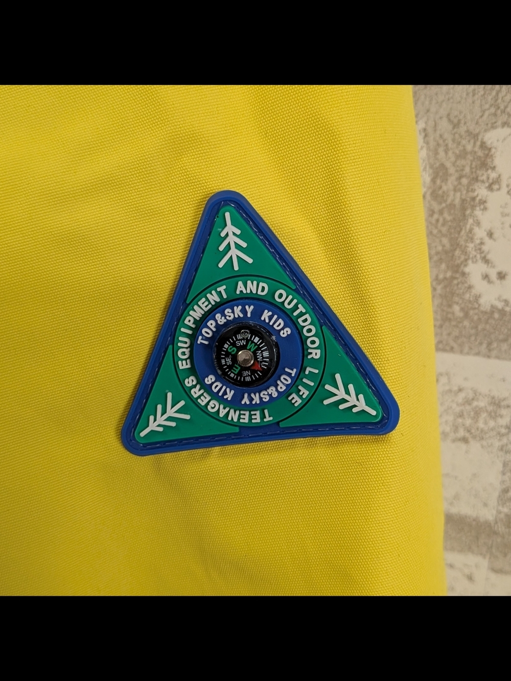 Boys Saphirose Waterproof Jacket Size 6-7 Large W/ Compass Zipper Pockets - Picture 5 of 9